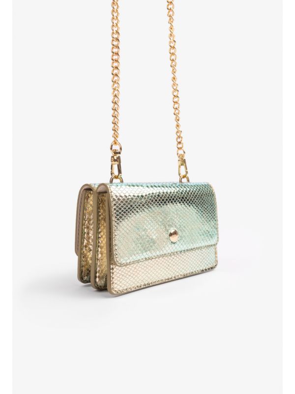Metallic gold clearance crossbody bag