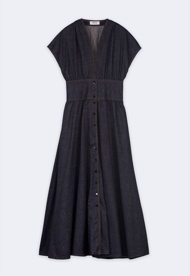 Sleeveless Denim Dress