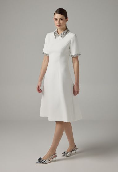 Short Sleeves Midi Dress