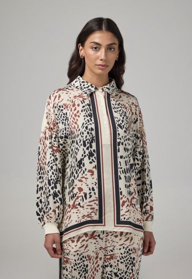 Drop Shoulder Print Shirt