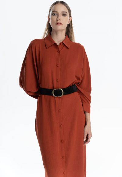 Oversized outlet batwing dress