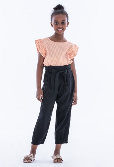 Kids paper bag trousers top