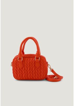 Textured Leather Handbag