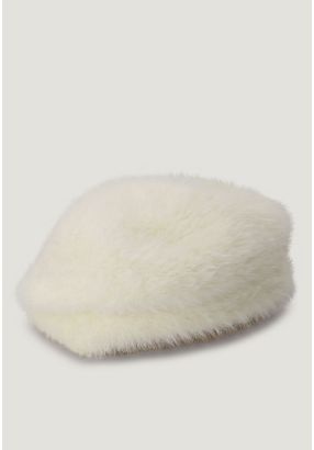 Fur Beret Hat