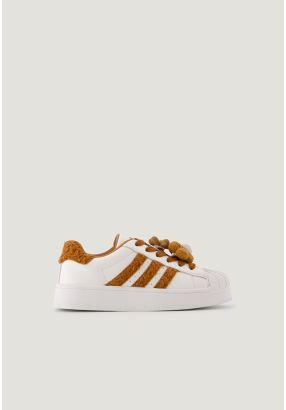 Shearling-Detail Sneakers