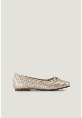 Metallic Bow Intricate Ballerina