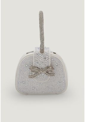 Sparkle Bow Mini Handbag