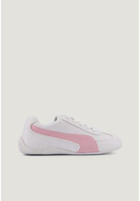 Stitches Detailed Leather Sneakers