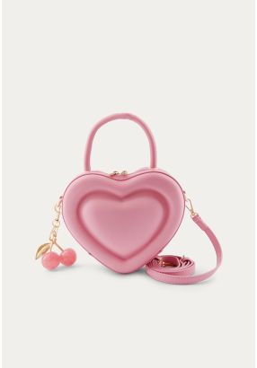 Heart-Design Solid Handbag