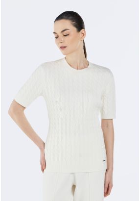Cable-Knit Pattern Top