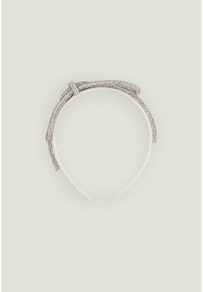 Crystal Embellished Bow Headband