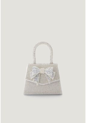 Rhinestone Bow Sparkle Bag