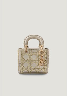 Crystal Embellished Embroidered Handbag