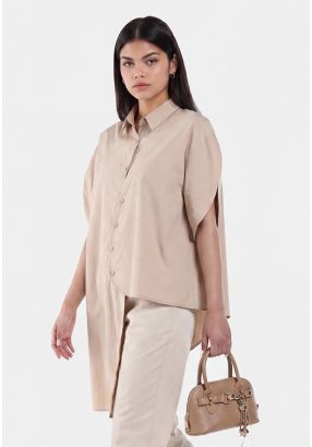 Asymmetrical Solid Shirt