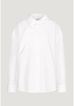 Classic Shirt with Scarf Detail