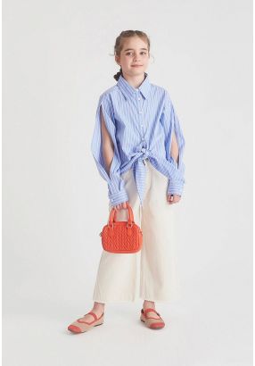 Frayed Hem Straight Leg Jeans