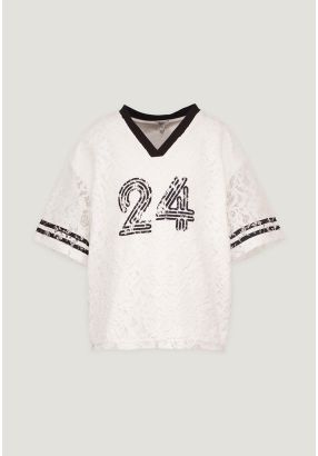 Lace Printed T-Shirt