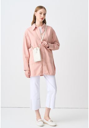 Folded Hem Wide Leg Jeans
