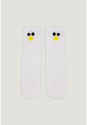 3D Details Knitted Socks