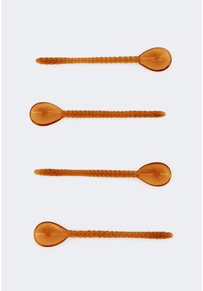 Glass Spoon Set Of 4