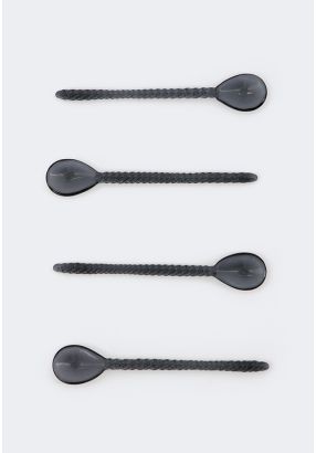 Glass Spoon Set Of 4