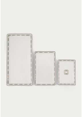 Rectangular Tray Set Of 3 Pcs