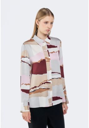 Abstract Print Shirt