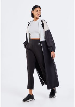 Full Zip Long Trench Coat