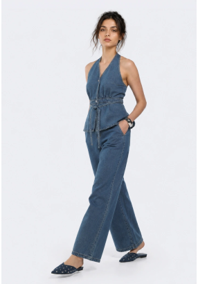 High Waist Straight Jeans
