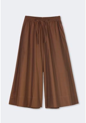 Elastic Waist Palazzo Trousers