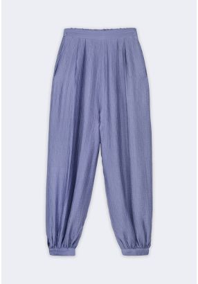 Crinkled Harem Pants