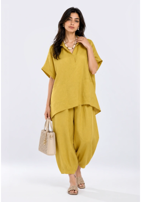 Linen Harem Pants
