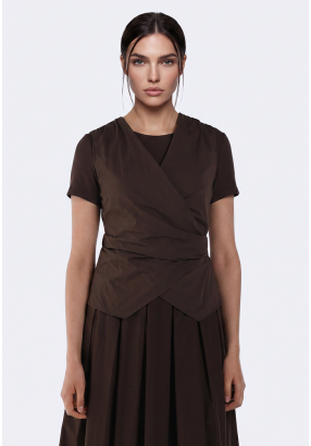Asymmetrical Wrap Vest