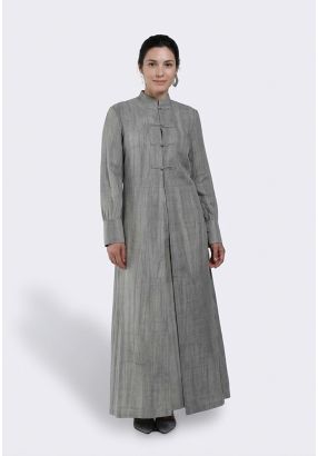 Chinese Knot Tie-Dye Abaya