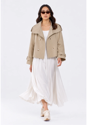 Flared Maxi Skirt