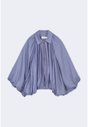 Crinkled Batwing Jacket