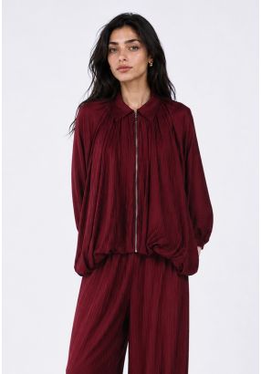 Crinkled Batwing Jacket