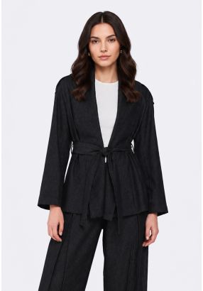 Kimono-Style Denim Jacket