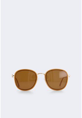 Oversize Solid Sunglasses