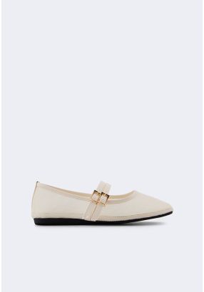 Mesh Double Strap Flats