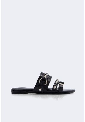 Solid Metal Details Glossy Flats