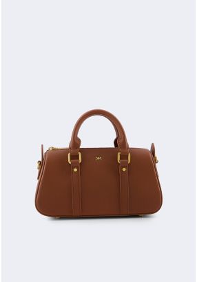 Handbag with Gold Details