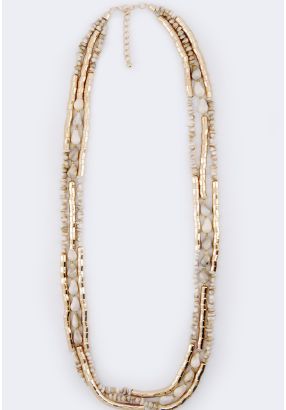 Gold Accent Layered Necklace