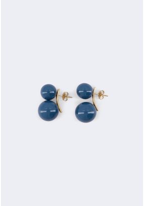 Bold Double Orb Earrings
