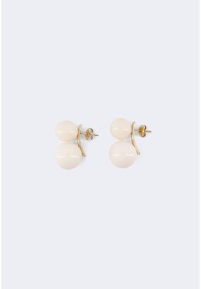 Bold Double Orb Earrings