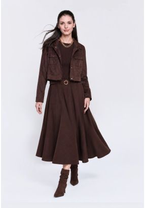 Ribbed Bodice Maxi Dress
