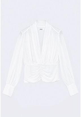 Ruched Waist Detail Blouse