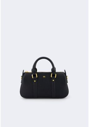 Solid PU Leather Handbag