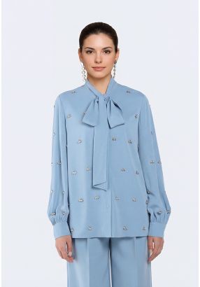 Crystal Embellished Shirt