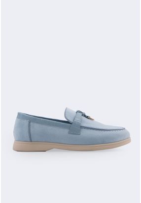 PU Leather Detailed Loafers